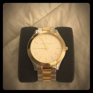 MICHAEL KORS two tone watch